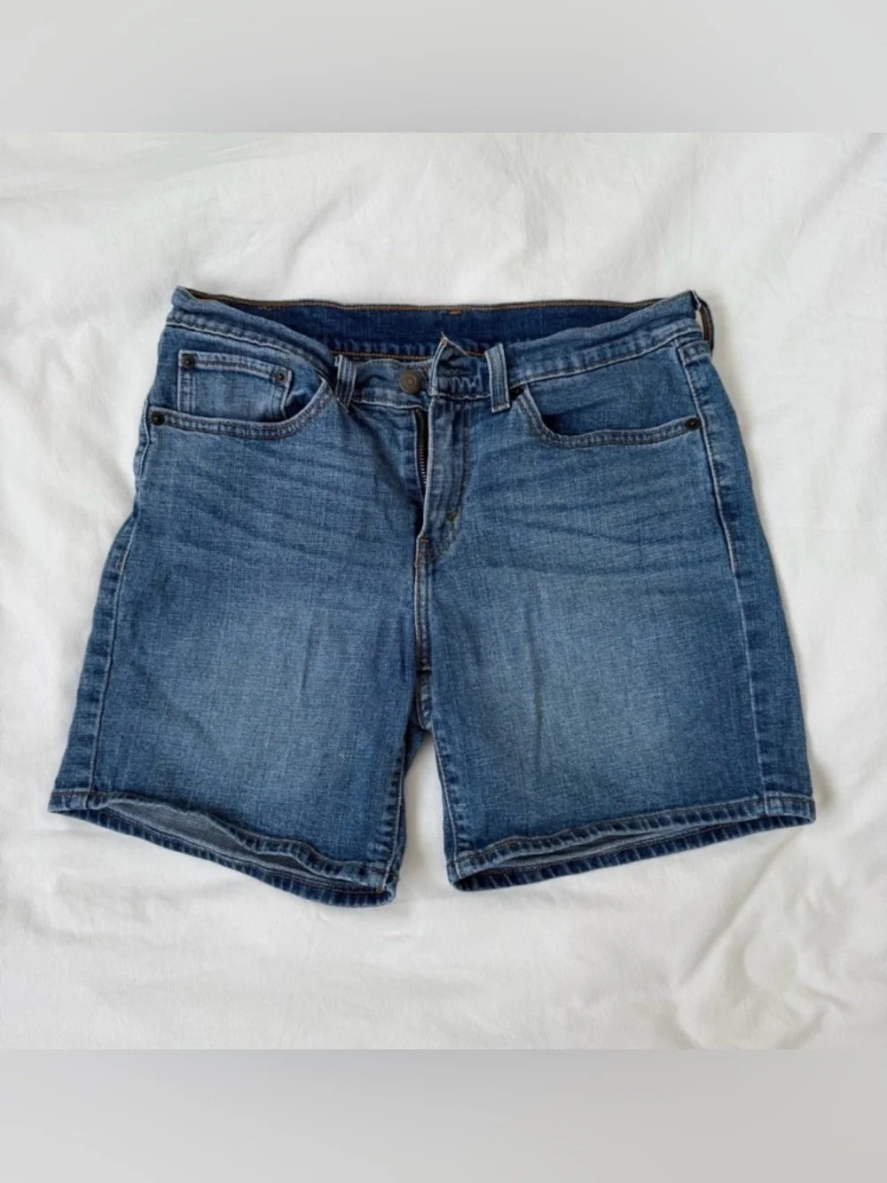 Classic Blue Denim Women's Shorts